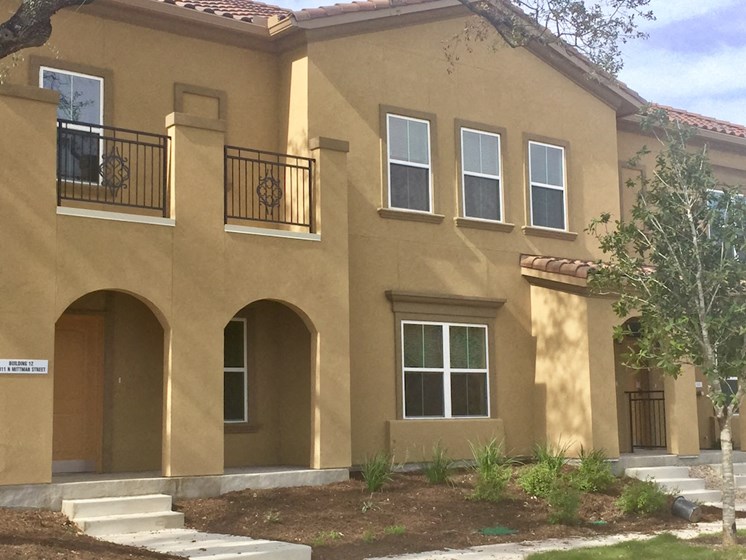 apartment building and balcony-East Meadows San Antonio TX